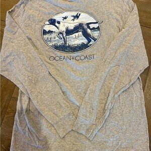 Ocean + Coast Heather Gray Short Sleeve Tee